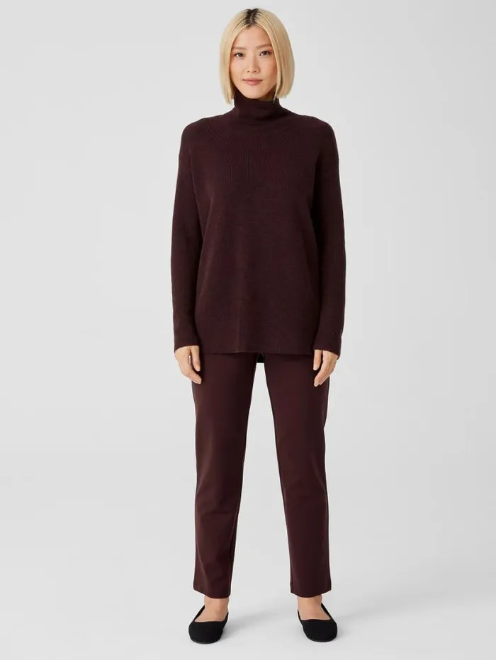 Eileen Fisher Pants Shorts and Jumpsuits Washable Flex Ponte Pant Cassis 8211 Shop