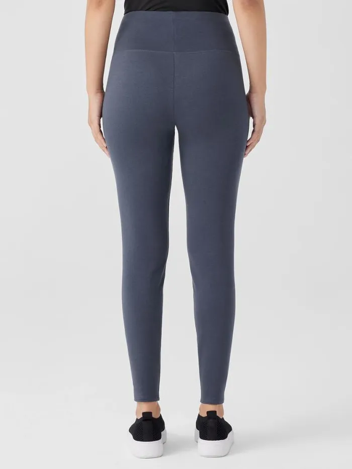 Eileen Fisher Petite Cozy Brushed Terry Hug HighWaisted Leggings Ocean 8211 Shop