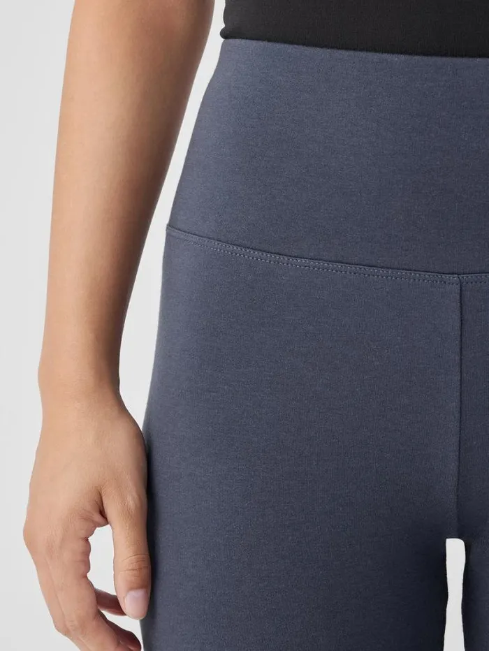 Eileen Fisher Petite Cozy Brushed Terry Hug HighWaisted Leggings Ocean 8211 Shop