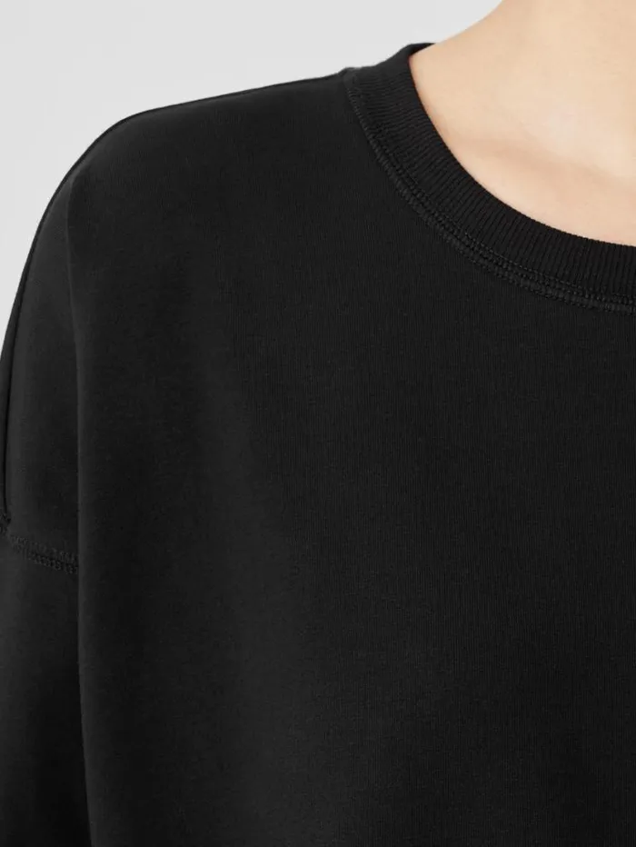 Eileen Fisher Petite Pima Cotton Stretch Jersey BoxTop Black 8211 Shop