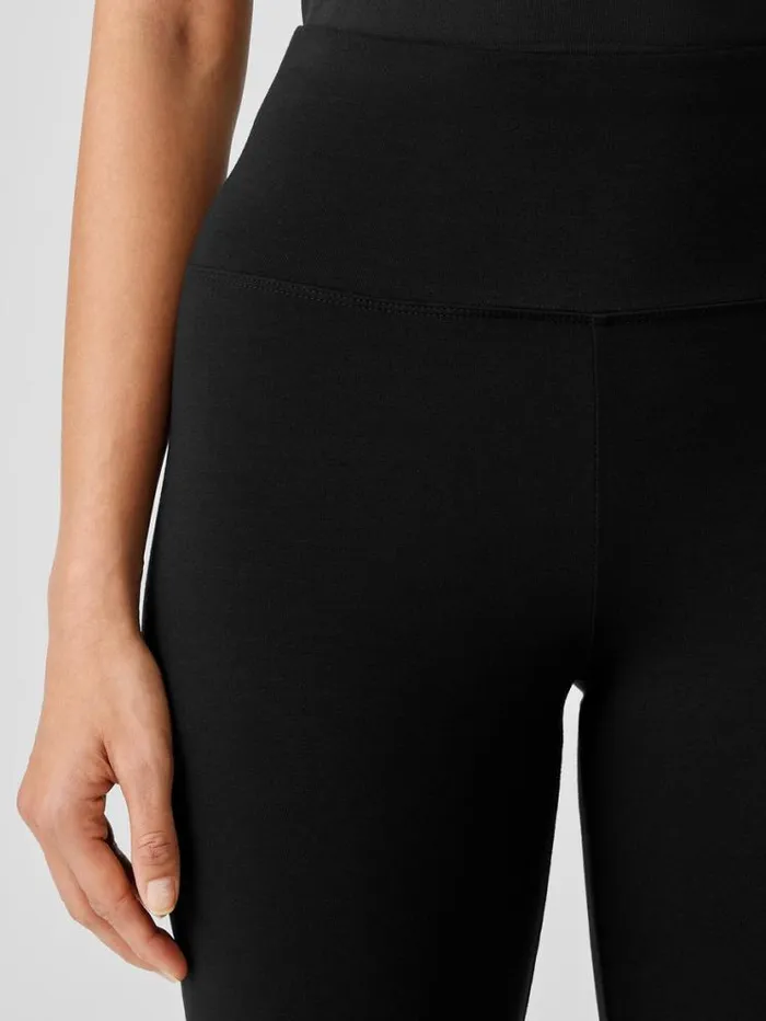 Eileen Fisher Petite Stretch Jersey Knit HighWaisted Leggings Black 8211 Shop