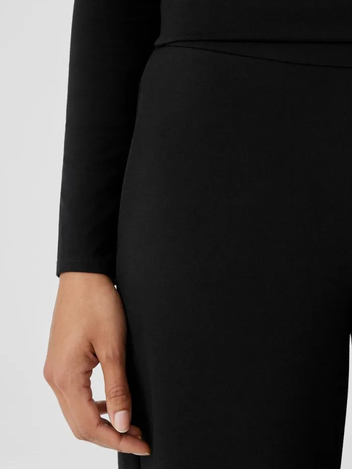 Eileen Fisher Petite Washable Flex Ponte WideLeg Pant Black 8211 Shop