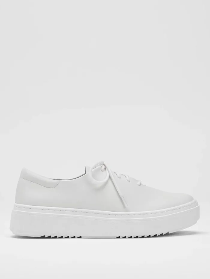 Eileen Fisher Shoes Penni Leather Wedge Sneaker White 8211 Shop