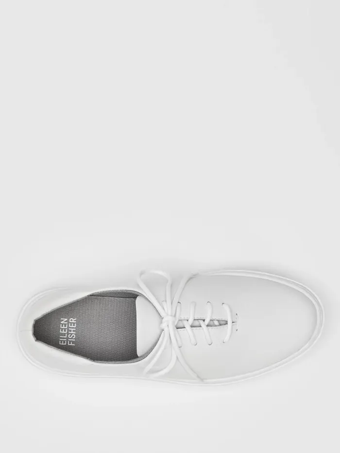 Eileen Fisher Shoes Penni Leather Wedge Sneaker White 8211 Shop