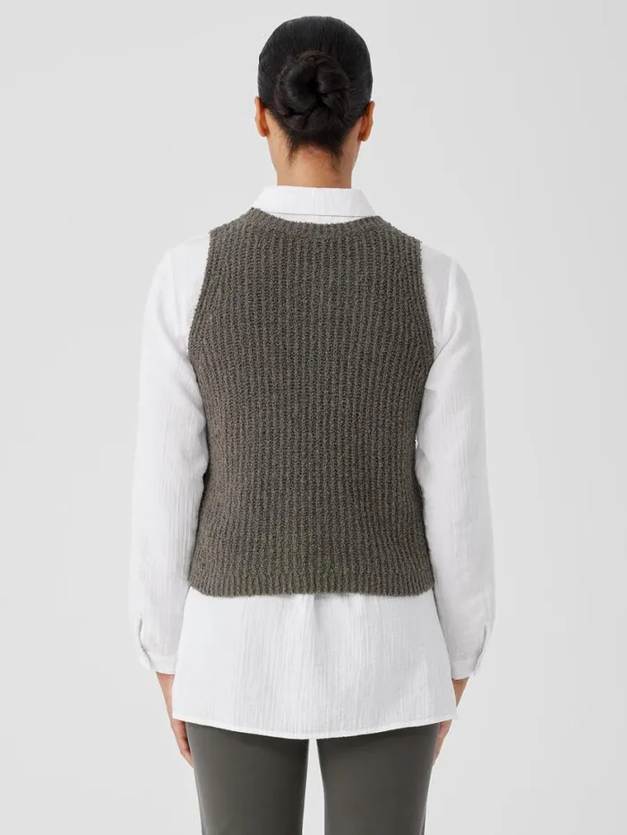 Eileen Fisher Sweaters and Cardigans Cotton Fluff Crew Neck Top Grove 8211 Shop