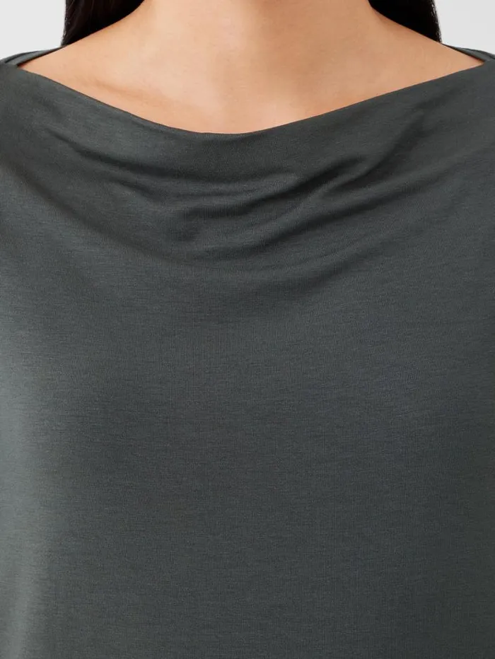 Eileen Fisher Tops and Tees Fine Jersey Cowl Neck Top Grove 8211 Shop
