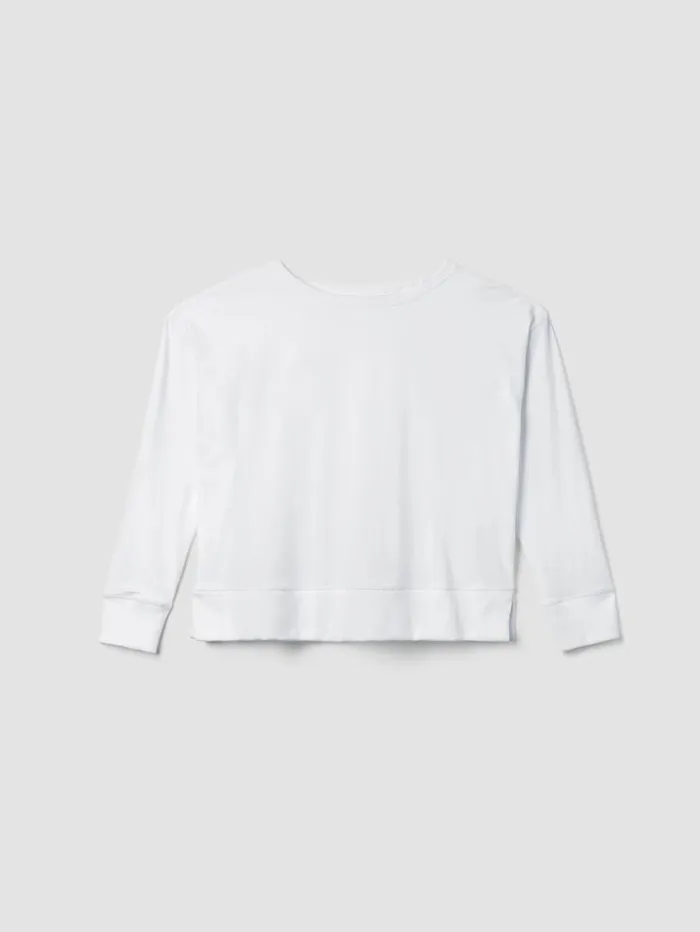 Eileen Fisher Tops and Tees Pima Cotton Stretch Jersey Bateau Neck Top Black 8211 Shop