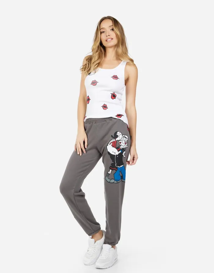 Esmerelda Popeye U0026 Olive Oyl White Women039s Lauren Moshi Tanks