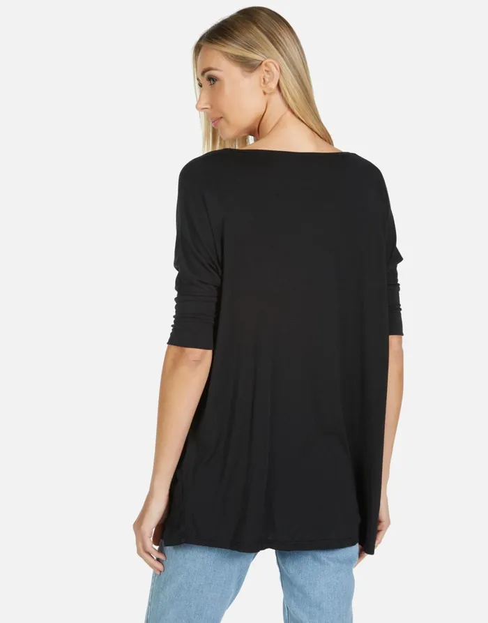 Eva Sprinkle Lip Black Women039s Lauren Moshi Long Sleeve