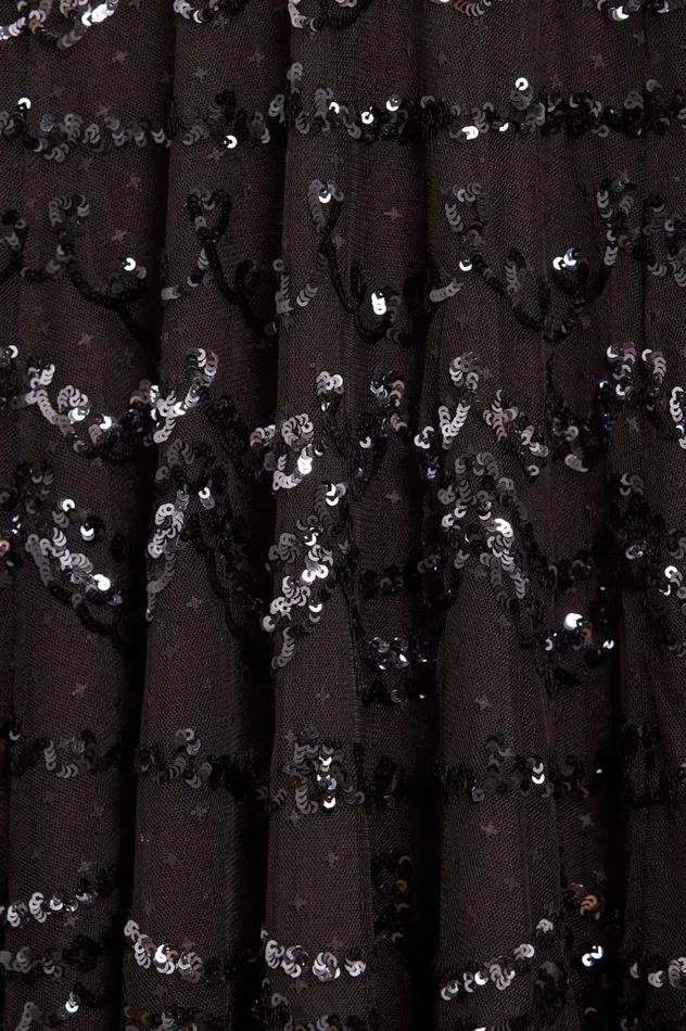 Everthine Ankle Gown Black Women Needle and Thread Dresses