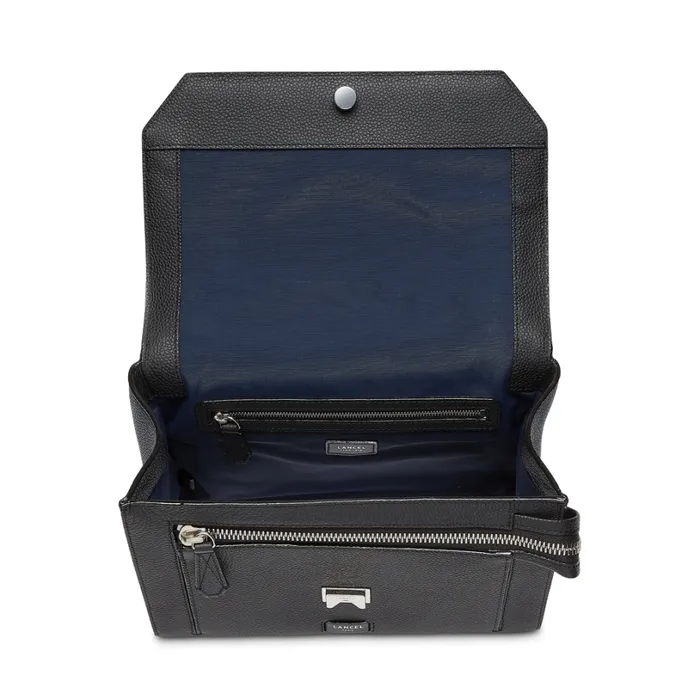 Flap Bag With Handle Brownblackpetrol Women Lancel The Exotics Flap Bag With Handle Brownblackpetrol Women Lancel The Exotics
