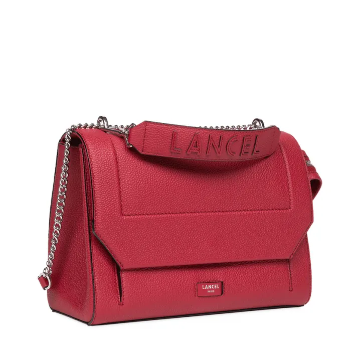 Flap Bag With Handle Carmine Women Lancel Shoulder Bags Flap Bag With Handle Carmine Women Lancel Shoulder Bags