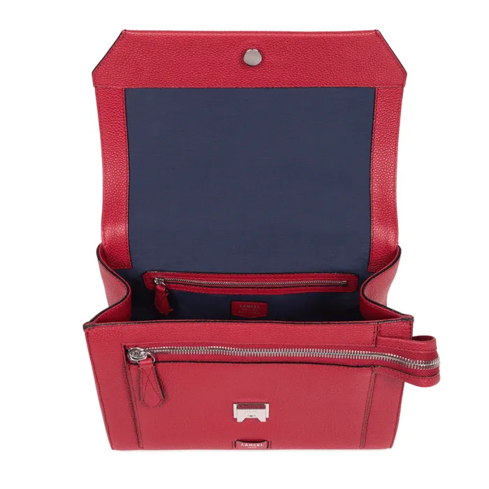 Flap Bag With Handle Carmine Women Lancel Shoulder Bags Flap Bag With Handle Carmine Women Lancel Shoulder Bags