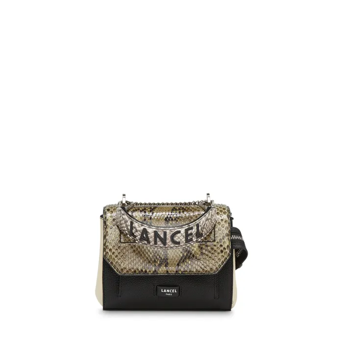 Flap Bag With Handle Military Greenblackcream Women Lancel Shoulder Bags