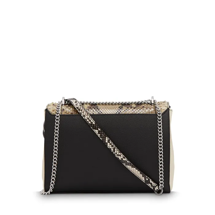Flap Bag With Handle Military Greenblackcream Women Lancel The Exotics