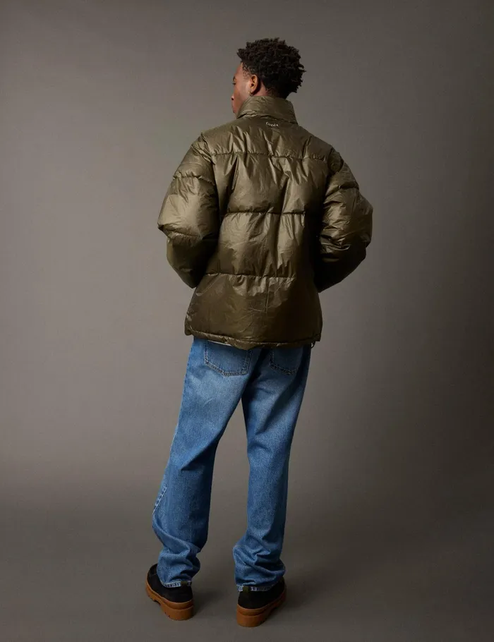 Fort Jackets OAT PUFFER JACKET Dark Moss 8211 Men