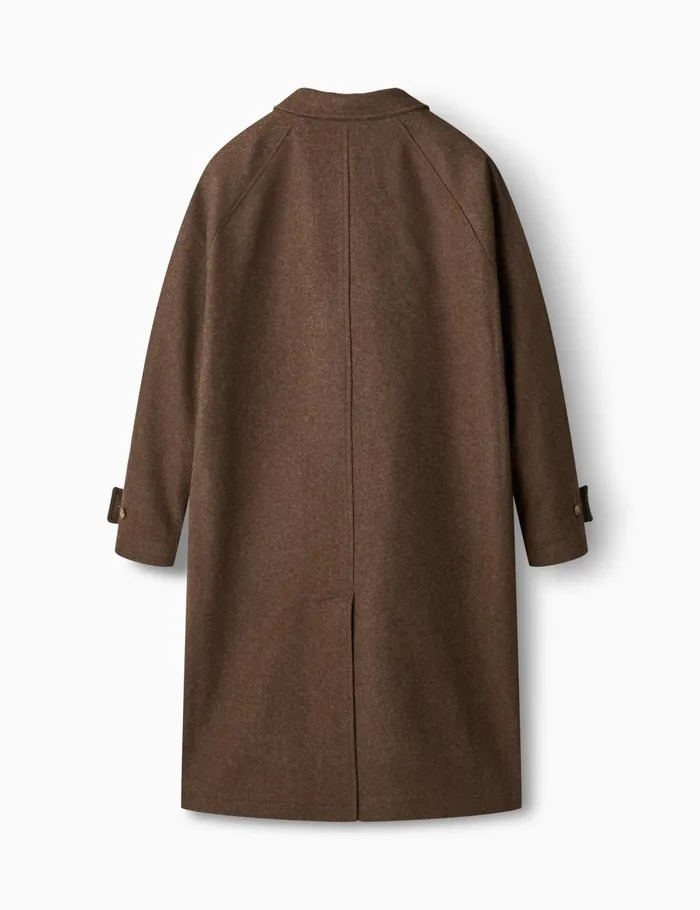 Fort Jackets PINE WOOL COAT Dark Brown Melang 8211 Men Fort Jackets PINE WOOL COAT Dark Brown Melang 8211 Men