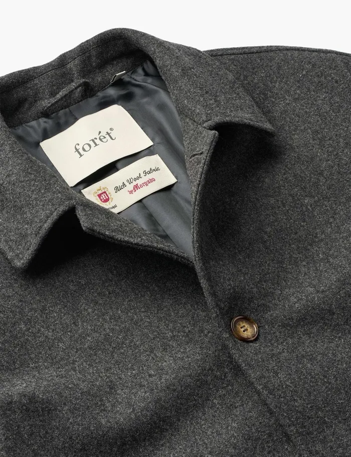 Fort Jackets PINE WOOL COAT Dark Grey Melang 8211 Men Fort Jackets PINE WOOL COAT Dark Grey Melang 8211 Men