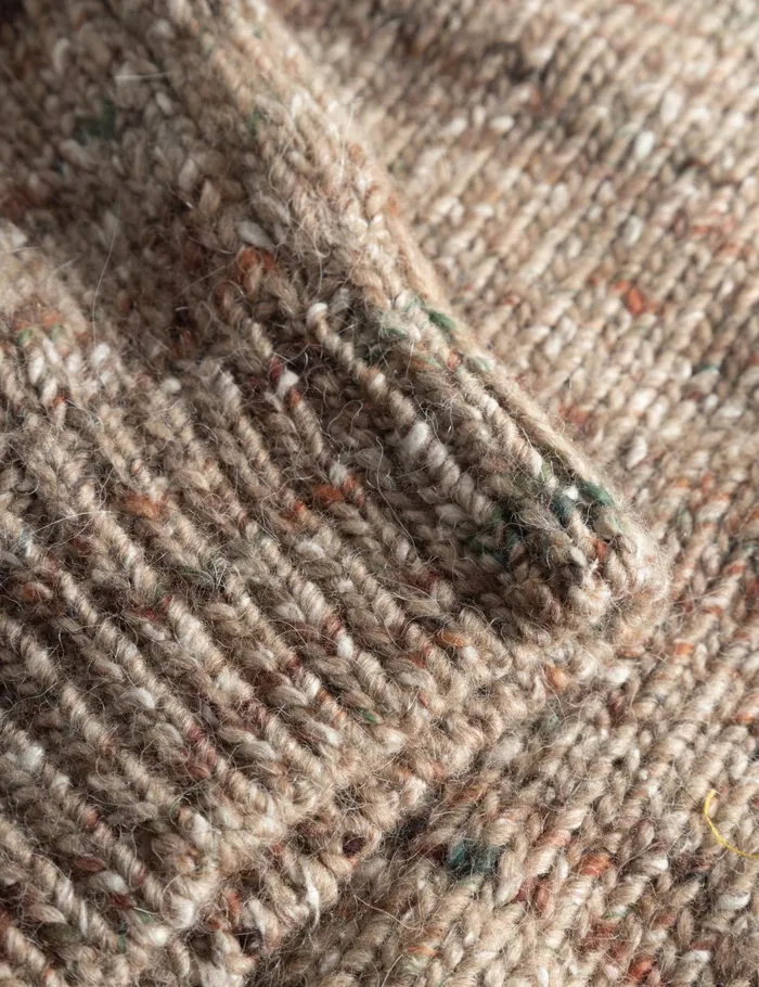 Fort Knitwear ARTIST ALPACA KNIT Khaki Melang 8211 Men