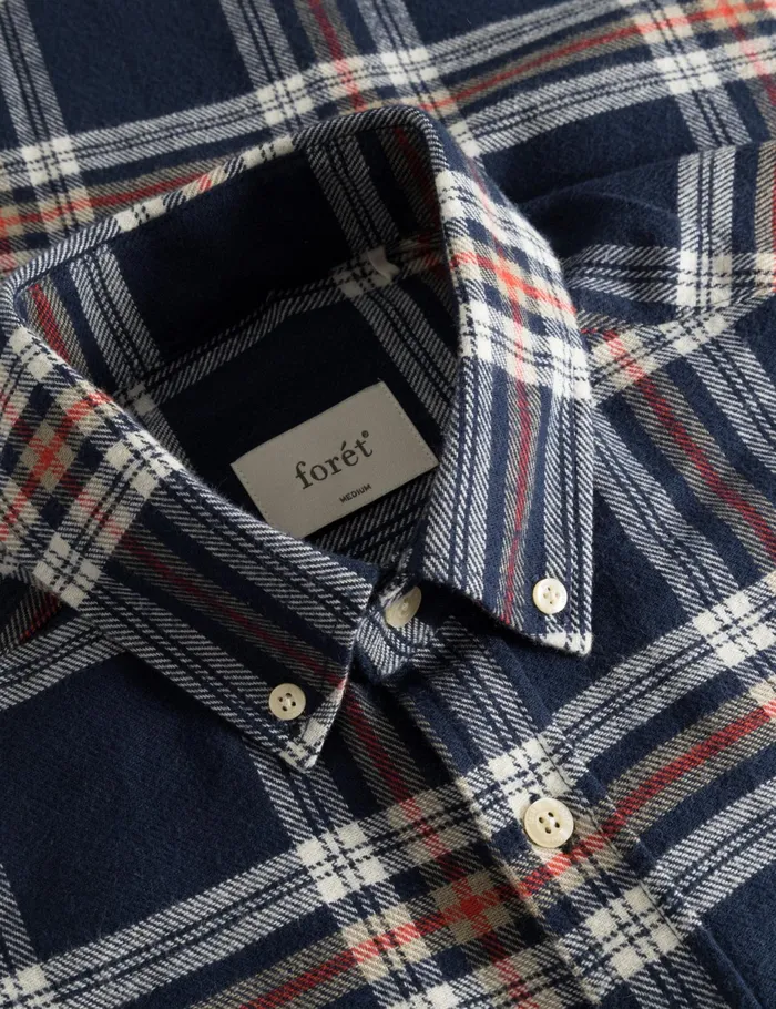 Fort Shirts HORNET FLANNEL SHIRT Navy 8211 Men Fort Shirts HORNET FLANNEL SHIRT Navy 8211 Men