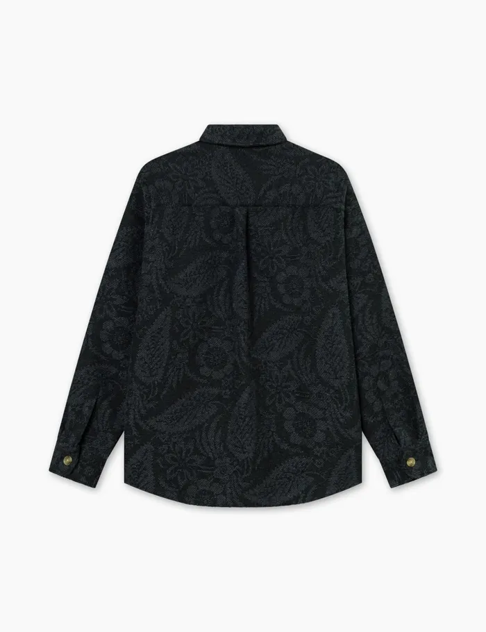 Fort Shirts MAP JACQUARD SHIRT Dark Grey 8211 Men Fort Shirts MAP JACQUARD SHIRT Dark Grey 8211 Men