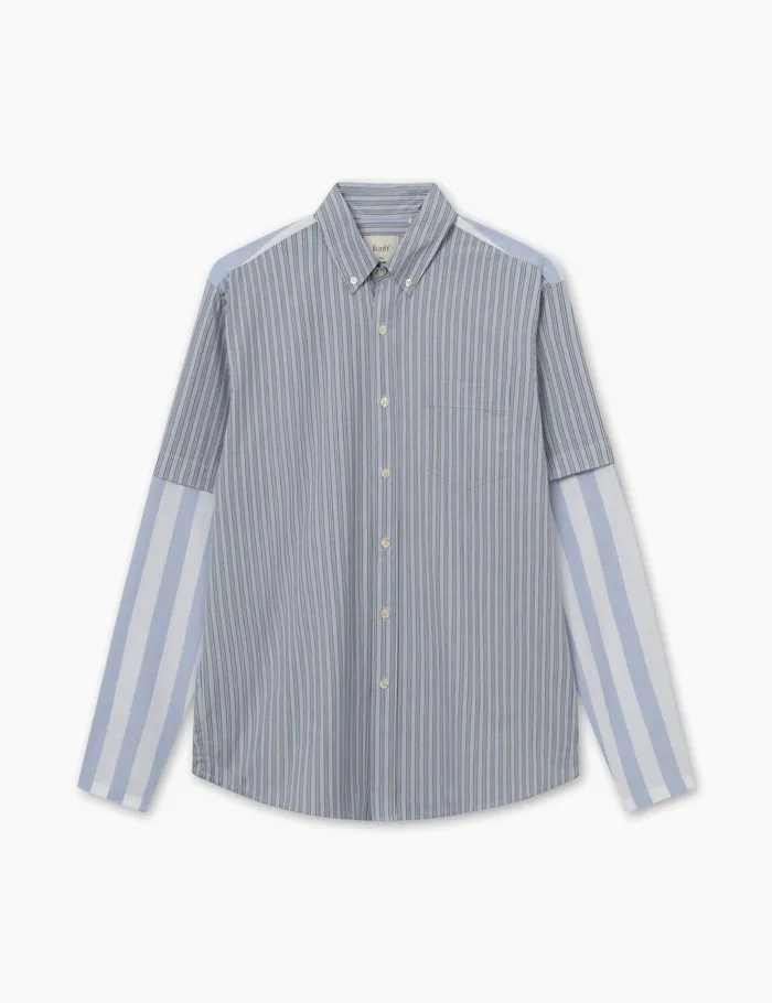 Fort Shirts REST SHIRT Light Bluecloud 8211 Men