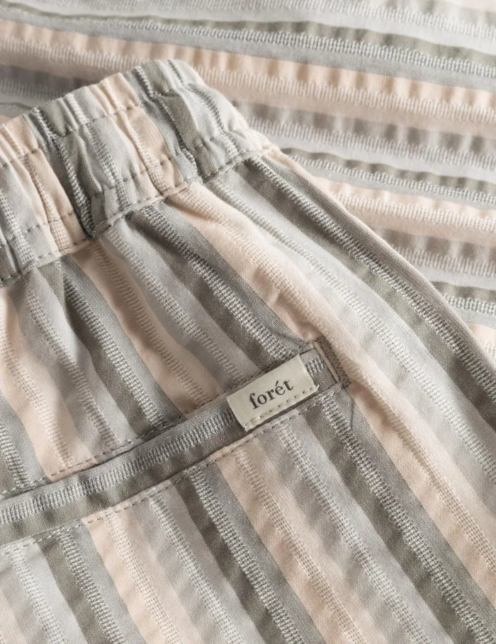 Fort Shorts OTTER SEERSSUCKER SHORTS Grey Stripe 8211 Men