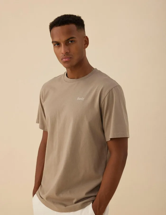 Fort TShirts STILL TSHIRT Taupe 8211 Men Fort TShirts STILL TSHIRT Taupe 8211 Men