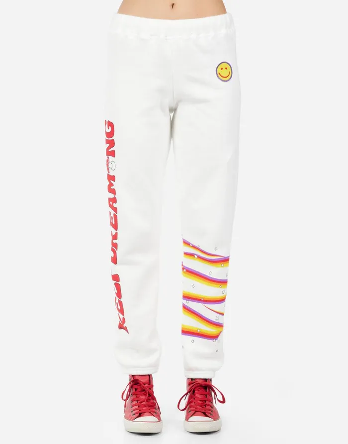 Gia Keep Dreaming Milk Women039s Lauren Moshi Long Sweatpants
