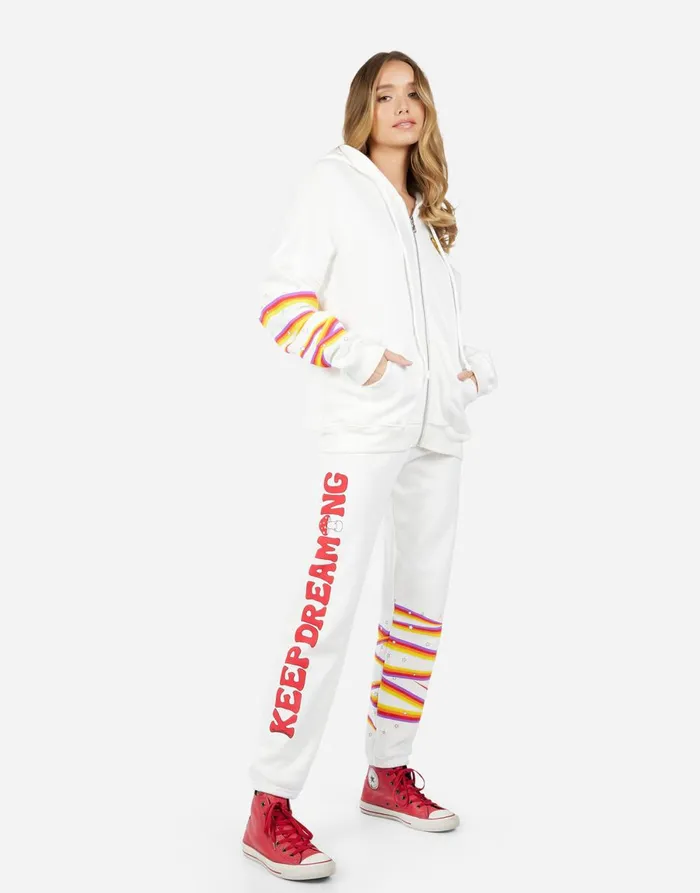 Gia Keep Dreaming Milk Women039s Lauren Moshi Long Sweatpants