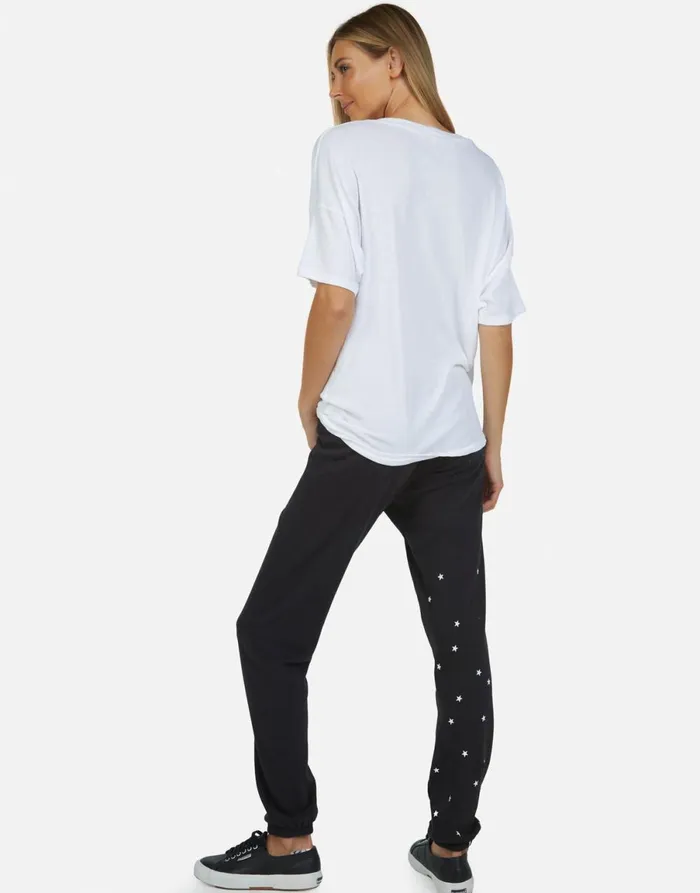Gia Tie Dye Tongue Onyx Women039s Lauren Moshi Long Sweatpants