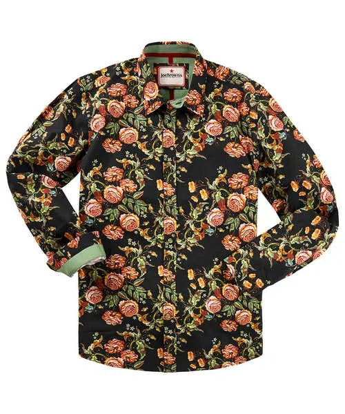 Gifts Joebrowns Apparel Tapestry Floral Shirt Black Gifts Joebrowns Apparel Tapestry Floral Shirt Black