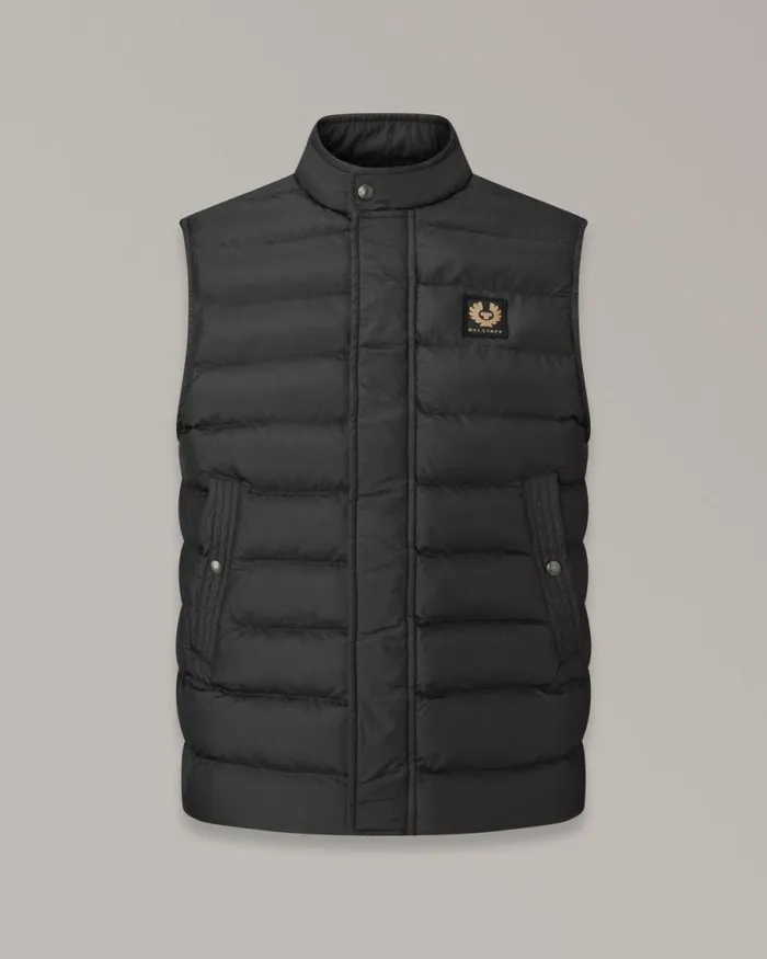 Gilets Men Belstaff Climate Motorcycle Vest Black