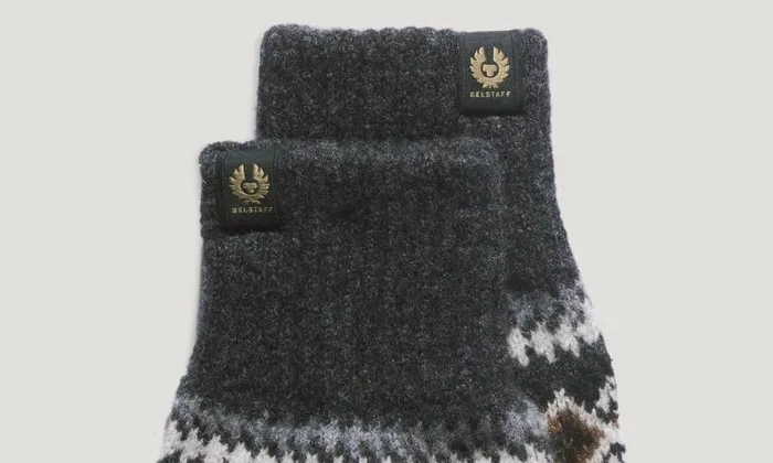Gloves MenWomen Belstaff Thistle Fair Isle Gloves Multi Colour