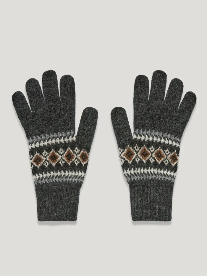 Gloves MenWomen Belstaff Thistle Fair Isle Gloves Multi Colour
