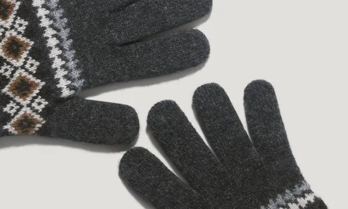 Gloves MenWomen Belstaff Thistle Fair Isle Gloves Multi Colour