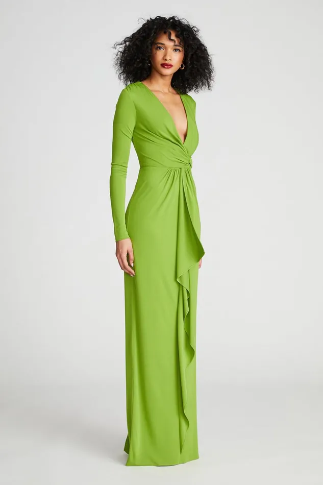 Gowns Women Halston Yolanda Gown In Jersey Jungle