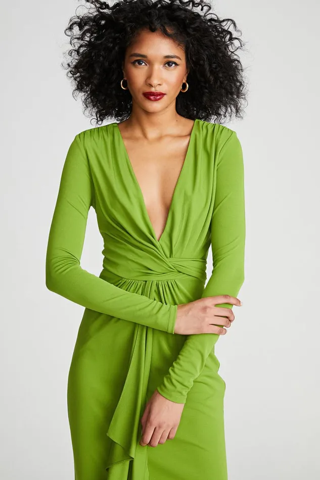 Gowns Women Halston Yolanda Gown In Jersey Jungle