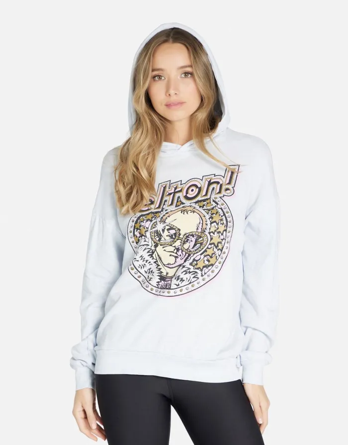 Harmony Crystal Elton John Ice Blue Women039s Lauren Moshi Hoodies