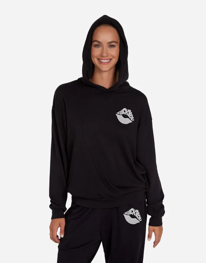 Harmony Fxck You Black Women039s Lauren Moshi Hoodies