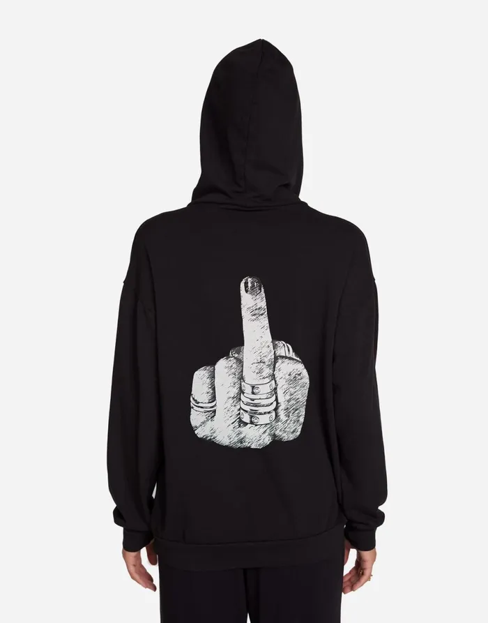 Harmony Fxck You Black Women039s Lauren Moshi Hoodies