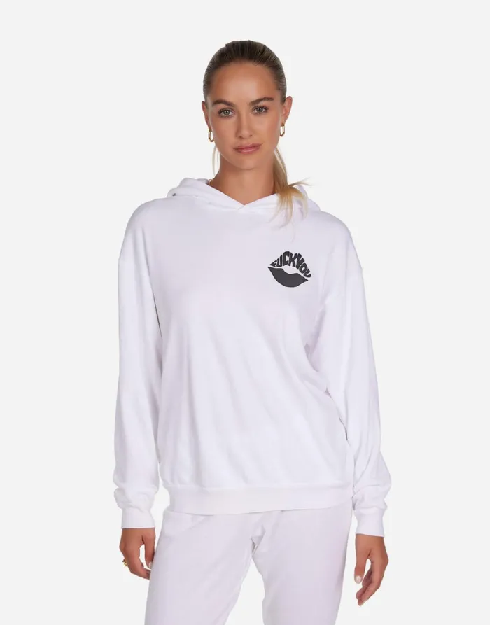 Harmony Fxck You White Women039s Lauren Moshi Hoodies