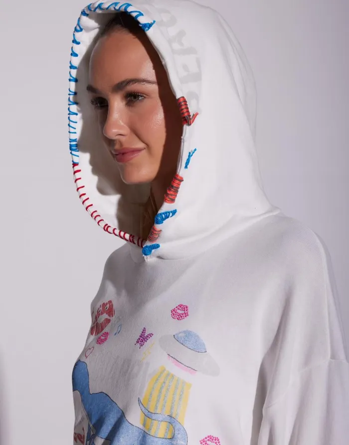 Harmony X Dino Elements Milk Women039s Lauren Moshi Hoodies