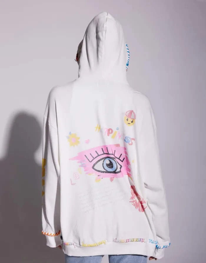 Harmony X Dino Elements Milk Women039s Lauren Moshi Hoodies