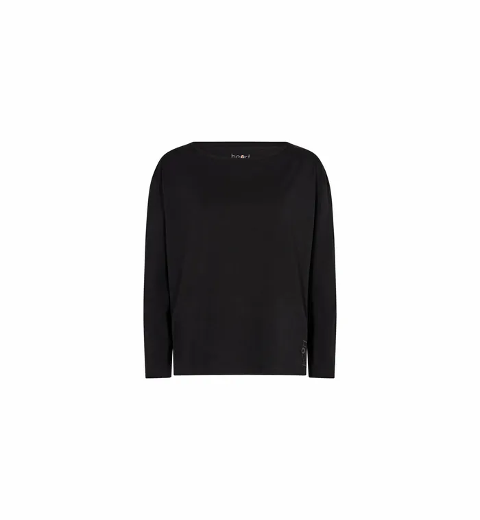 HEART Sport MOS MOSH Women MMKarli Ls Top Black HEART Sport MOS MOSH Women MMKarli Ls Top Black
