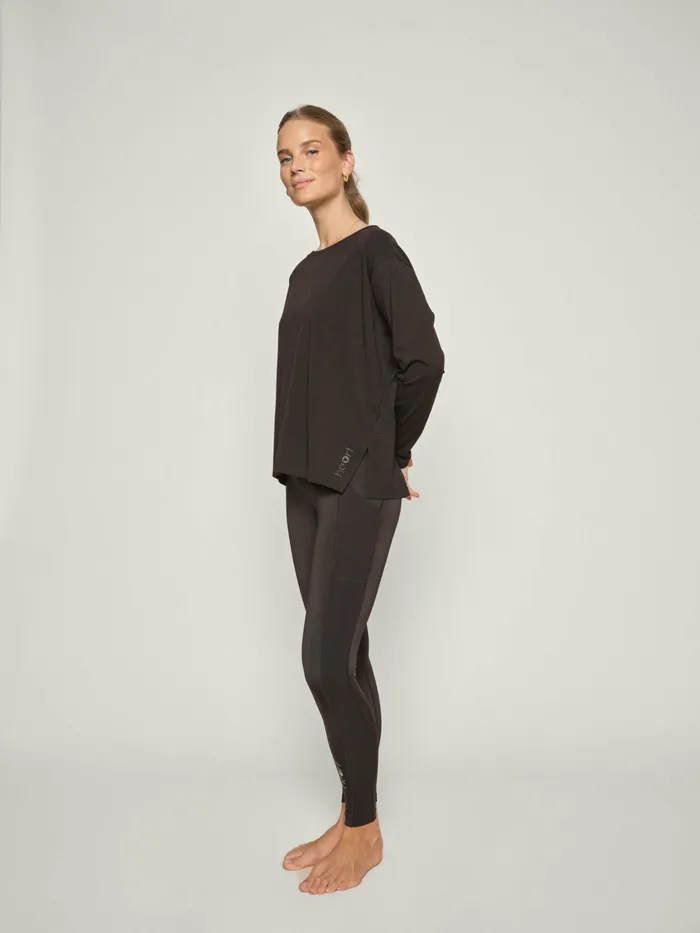HEART Sport MOS MOSH Women MMKarli Ls Top Black HEART Sport MOS MOSH Women MMKarli Ls Top Black