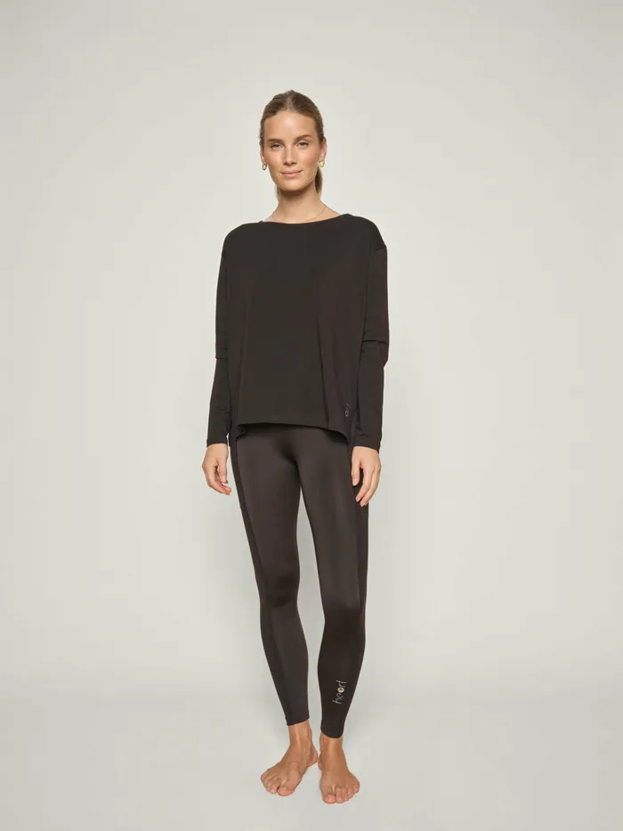 HEART Sport MOS MOSH Women MMKarli Ls Top Black HEART Sport MOS MOSH Women MMKarli Ls Top Black