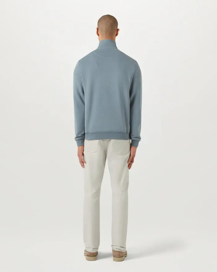 Hoodies and Sweatshirts Men Belstaff Belstaff Quarter Zip Sweatshirt Blue Flint Hoodies and Sweatshirts Men Belstaff Belstaff Quarter Zip Sweatshirt Blue Flint