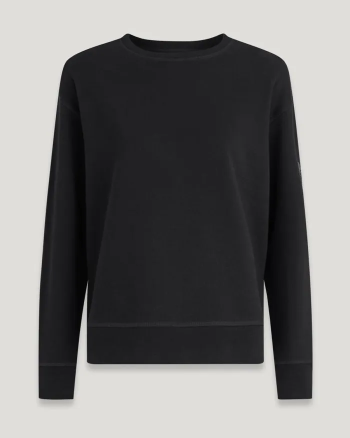 Hoodies and Sweatshirts Women Belstaff Signature Sweatshirt Black