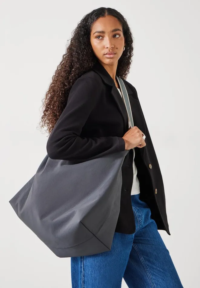 Hush Bags Women Bec Nylon Holdall Bag Charcoal Grey